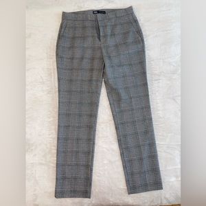 Zara gray plaid trousers